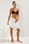 Ecru X Woven Ruffle Beach Skirt Tbess25Et00003 - 2