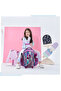 - 18" Set of 3 Trolley School Bag Lunch Bag & Pencil Case Mermaid - Purple - 7