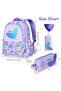 Kids 16 Inch School Bag with Pencil Case Combo Mermaid - Purple - 8
