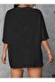 Positive Printed Oversize Loose Boyfriend T-Shirt - 2