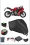 أسود HONDA CBR 600 FA قفل خلفي متوافق مع القماش المشمع المقاوم للماء (دراجة نارية)
