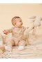 Lcw Baby Beige Crew Neck Long Sleeve Printed Baby Boy Pajama Set t t - 2