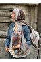 Rose Pattern Bamboo Shawl - 3