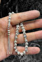 Laser Processing Grained Silver Rosary