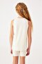 Crew Neck Cotton Girls' Sleeveless Top T-Shirt 2009 - 4