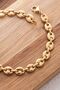 Steel Sailor Model Chain Anklet Suitable for Daily Use Anti-Tarnish Coffee Bean Anklet 5mm 22cm 4cm - 4