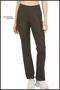 Women's Leggings Khaki Color High Waist Wide Leg Elastic Belt Full Length Diving Fabric105101 - 5