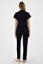 Navy Blue Petra Premium Fabric Bottom Top Doctor Nurse Jersey Set Scrubs Uniform - 2