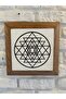 Solid Framed Natural Stone Marble Table Board 26X26 cm