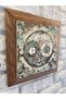 Solid Framed Natural Stone Marble Table Board 26X26 cm - 3