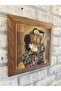 Solid Framed Natural Stone Marble Table Board 26X26 cm - 3