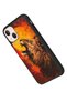 Apple iPhone 13 Compatible Matte Black Case – Soft Silicone, Protective, Shock Absorbing Cover - 3