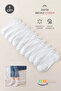 8 Pairs Women's Plain White Ankle Length Booties Socks Sneakers Socks