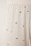 Patterned Bottom Shirt Knitted Pajama Set Gray Lpq0008 - 6