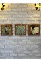 Set of 3 Stone Painting Boards with Solid (Wood) Frame 26X26 Set