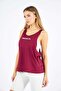 Athlete's Vest in Burgundy Color with Print - 3