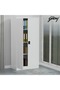 Godrej Full-Height Steel Swing Door Cupboard with Adjustable Shelves White Finish - 4