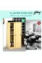 Godrej Full Steel Sliding Door Cupboard with Adjustable Shelves Beige Finish - 4