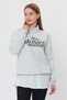 SWEATSHIRT WITH FLEECE INSIDE AND PRINT DETAIL(E24-00174) - 2
