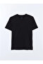 Lcwaikiki Classic Men's Black V-Neck Short Sleeve Combed Cotton T-Shirt - 5