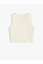 Buttoned Sleeveless Crew Neck Knitwear Vest - 4