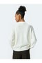 Soft Textured Long Sleeve Crew Neck Knitwear Sweater - 4