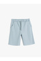 Basic Laced Waist Pocket Shorts