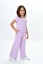 Girl's Bow Detailed Tracksuit Set