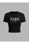 Women's Paris Milano Printed 3-Piece Crop T-Shirt Set - 3