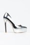 Women's Patent Leather Thin High Heeled Evening Dress Shoes - 2