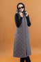 129 Quilted Vest Anthracite - 3