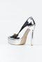 Women's Patent Leather Thin High Heeled Evening Dress Shoes - 4