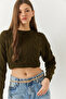Women's Khaki Knitwear Sweater 60251357 - 2