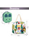 Eazy Kids Bento Box wt Insulated Lunch Bag Combo - Green - 8