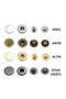 Metal Studs Vt2 -10 mm - Set of 25 Sets - 6
