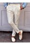 Comfortable Fit Baggy Cut Fabric Trousers