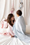 Bebe Marin Seashell Muslin Baby Blanket Pink 120X120 cm - 4