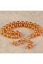 Katalin Rod End Sphere Cut 11mm Rosary -Transparent Orange -İbrahim Atasever Master Work