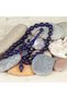 Katalin Stick Bezi Cut 8X10.5Mm Prayer Beads - Parliament Blue - İbrahim Atasever Master Craft - 4