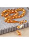 Katalin Rod End Sphere Cut 11mm Rosary -Transparent Orange -İbrahim Atasever Master Work - 6