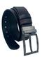 Brown / Black Double Sided Faux Leather 4 cm Unisex Sports Belt