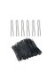 Wire Buckle 150 Pieces Black Color Thin Paravana Hairpin Hairdresser Material. (Read the Description to Understand)