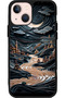 iPhone 14 Compatible Matte Black Case – Soft Silicone, Protective, Shock Absorbing Cover