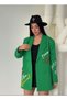 Embroidery detailed blazer jacket - 6