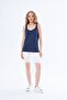 Sports Athlete's Tank Top with Thick Straps, Dragon Print, Navy Blue Color - 2