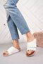 Olivia Flexible Adjustable Single Velcro Anatomical Poly Comfort Cool Comfortable Women's Daily Sandals Slippers - 3