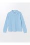 Polo Neck Long Sleeve Kids & Teens T-Shirt - School & Casual, Ll.T-Shirt-Long.1.Ll