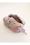 Pink Lilac Floral Makeup Bag Large Size Zippered Portfolio Bag - 3