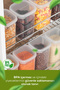 Set of 25 Labeled Airtight Food and Spice Storage Containers White - 3