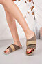 Olivia Flexible Adjustable Single Velcro Anatomical Poly Comfort Cool Comfortable Women's Daily Sandals Slippers - 3